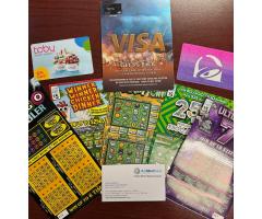 Penny Roberts, AirMedCare Network – 5 Lottery tickets and gift cards