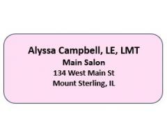 Alyssa Campbell, LE, LMT - Main Salon - $50 Gift Certificate