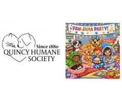 “Paw-Jama Party” at Quincy Humane Society – For Up to 10 Kids!